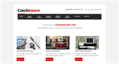 Desktop Screenshot of czechinsure.com